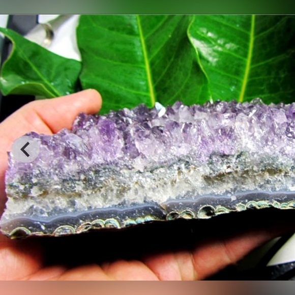 Amethyst Candle Holder “Rock Paradise” Hand-Crafted Authentic Made in Brazil NWT - Picture 6 of 12